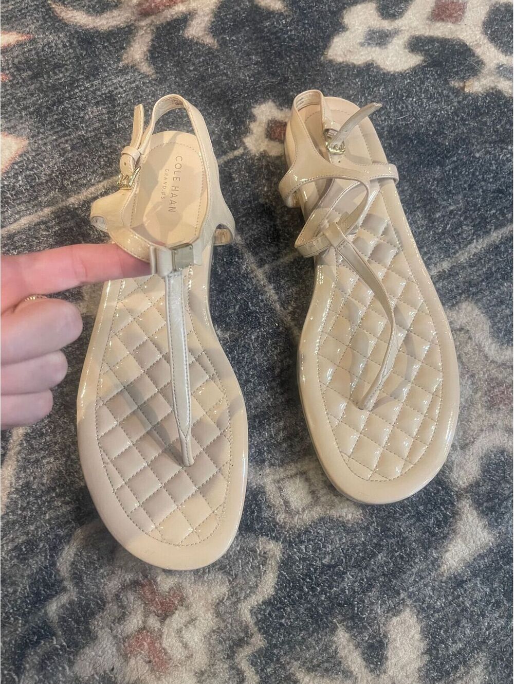 Cole Haan Tali Grand Quilted Thong Sandals